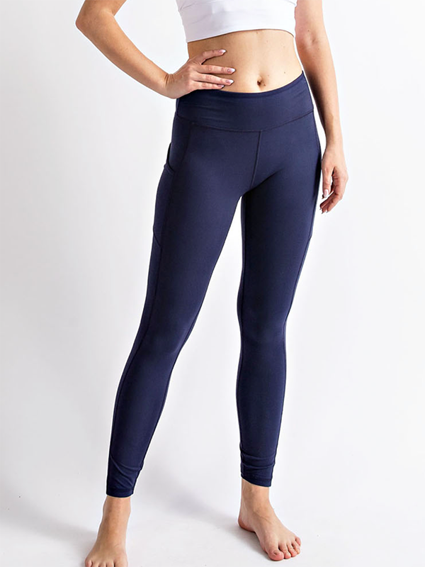 Titanium Buttery Soft Leggings with Pockets