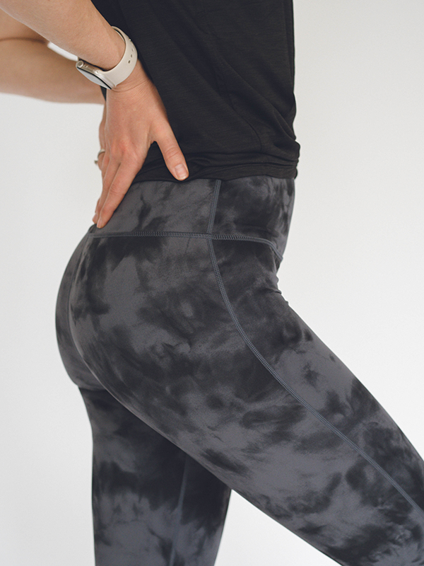 Seamless Black And Grey High Wasted Tie Dye Tights, Shop Today. Get it  Tomorrow!