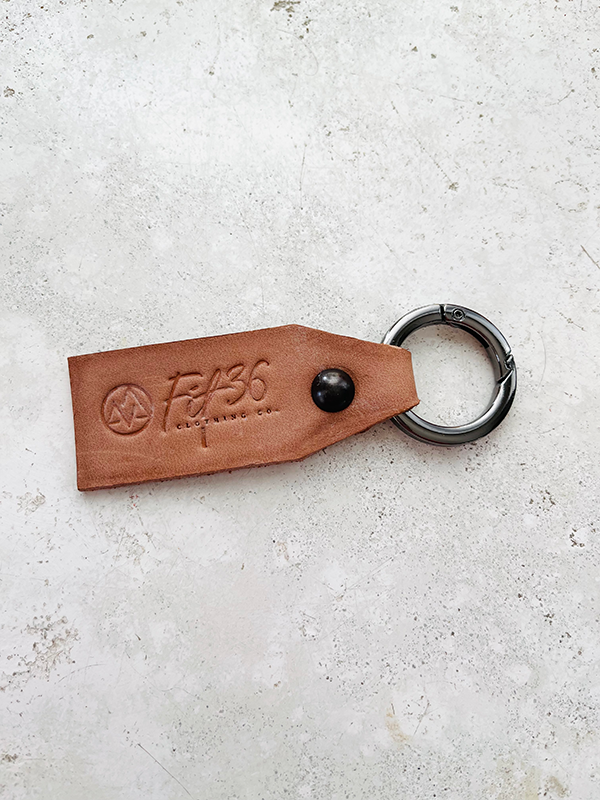Fit 36 Leather Keychain
