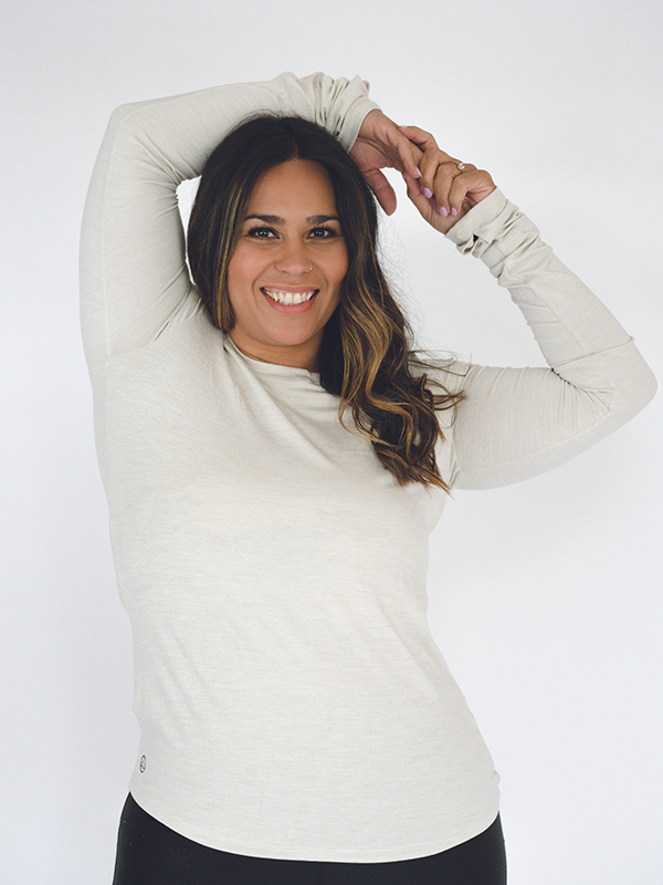 Active Long Sleeve Pullover - Oatmeal